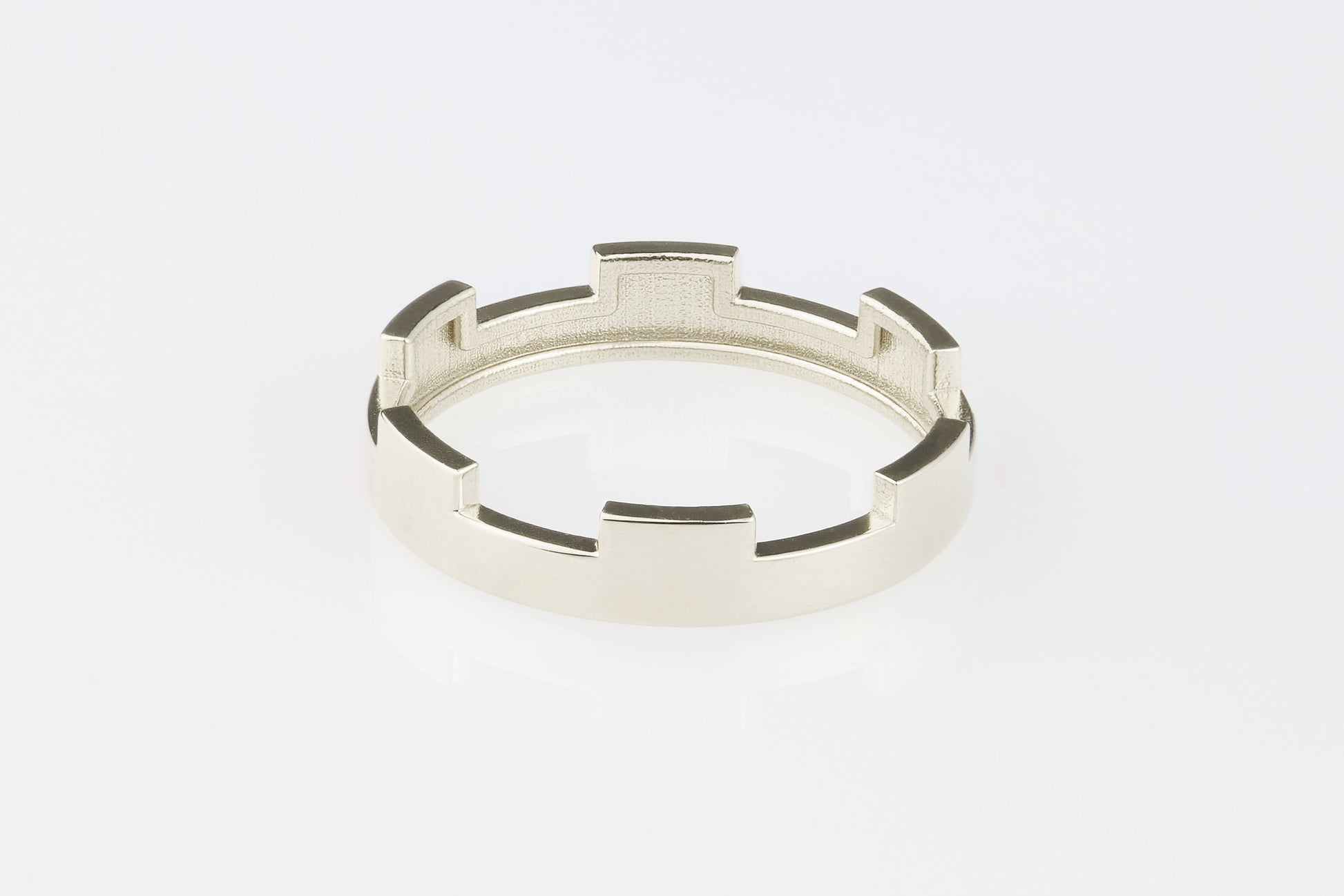 Castle collection - anello modello Crown in argento 925 lucido