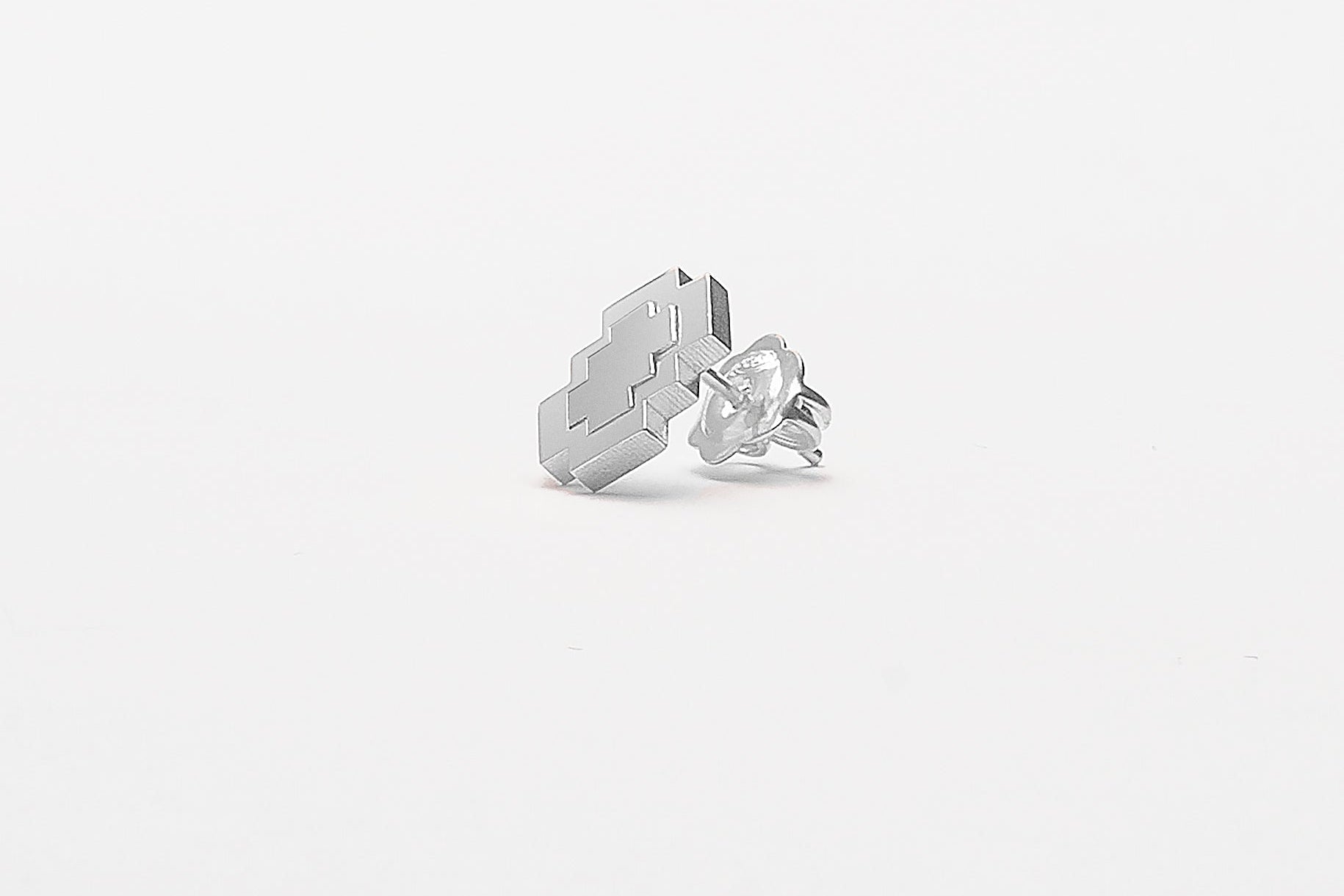 Ear Puzzle collection - orecchino modello Mirror in argento 925 lucido